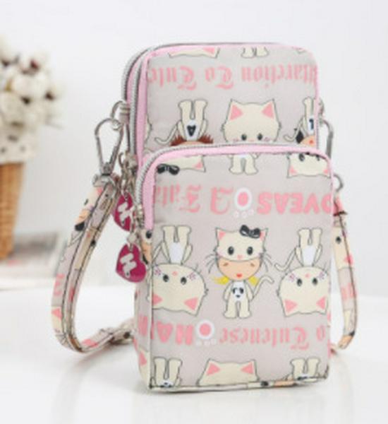 Damen Umhängetasche mit Handyfach und Münzfach