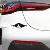 High-definition Car Decal Stickers Zipper Cat Shape Adhesive Waterproof Scratch Cover Paint Protection Sticker Durable Decals for Cars Electric