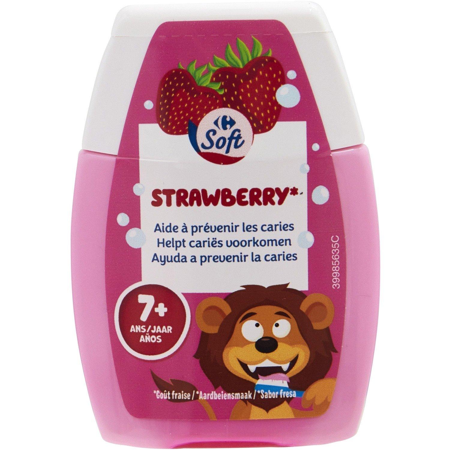 

Strawberry Toothpaste for Children 7 years+ the 75mL bottle