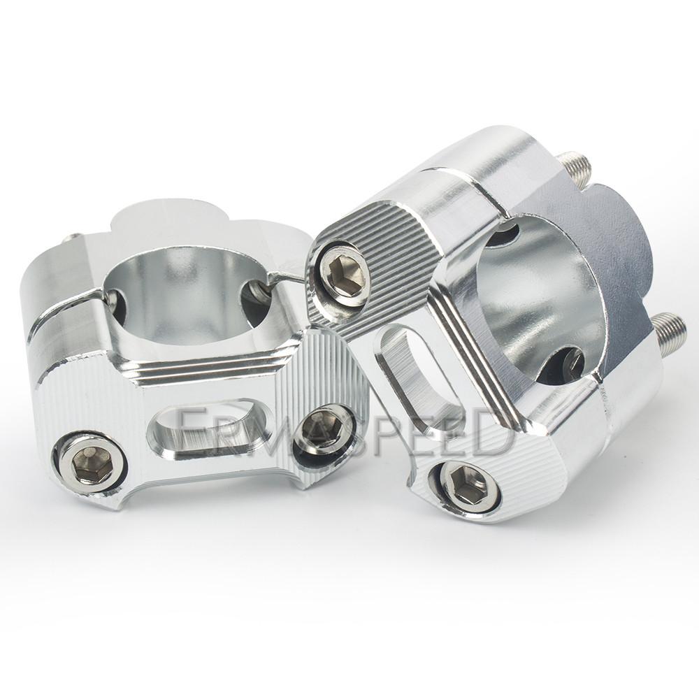 Motorcycle Handlebar Riser Mount Clamp 28mm 1 1/8" Universal Handlebar Fat Bar Risers Mount Clamp Fit for Dirt Bike