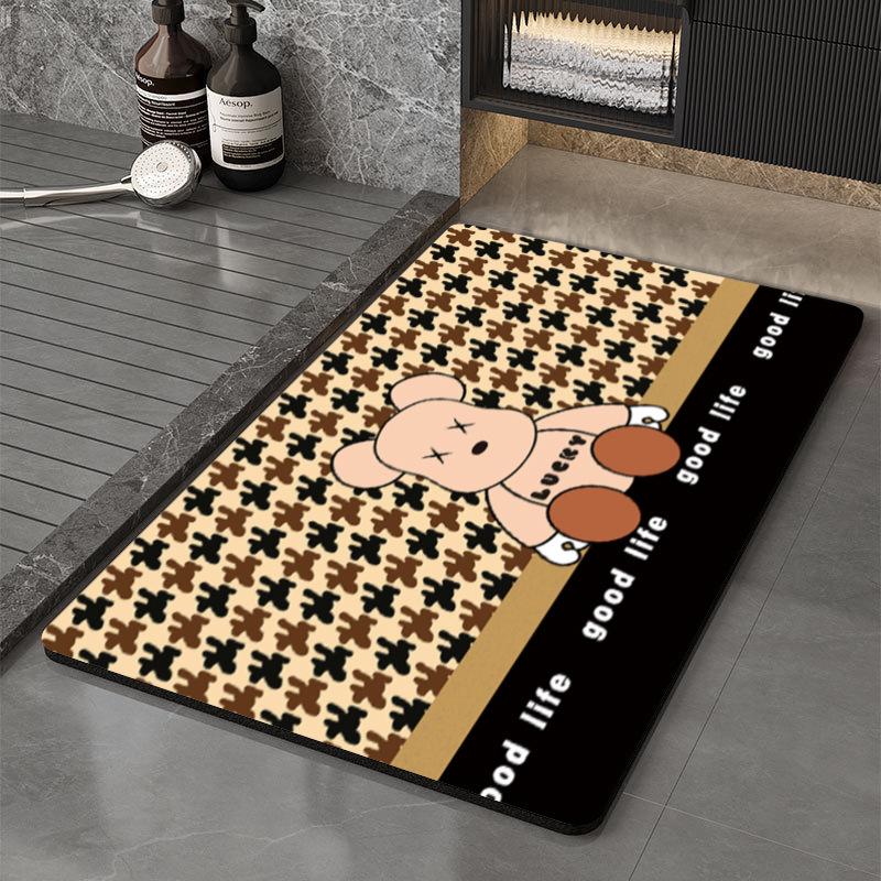 Waterproof Non Slip Floor Mat for Kitchen, Corridor, Laundry Room, Bathroom and Living Room