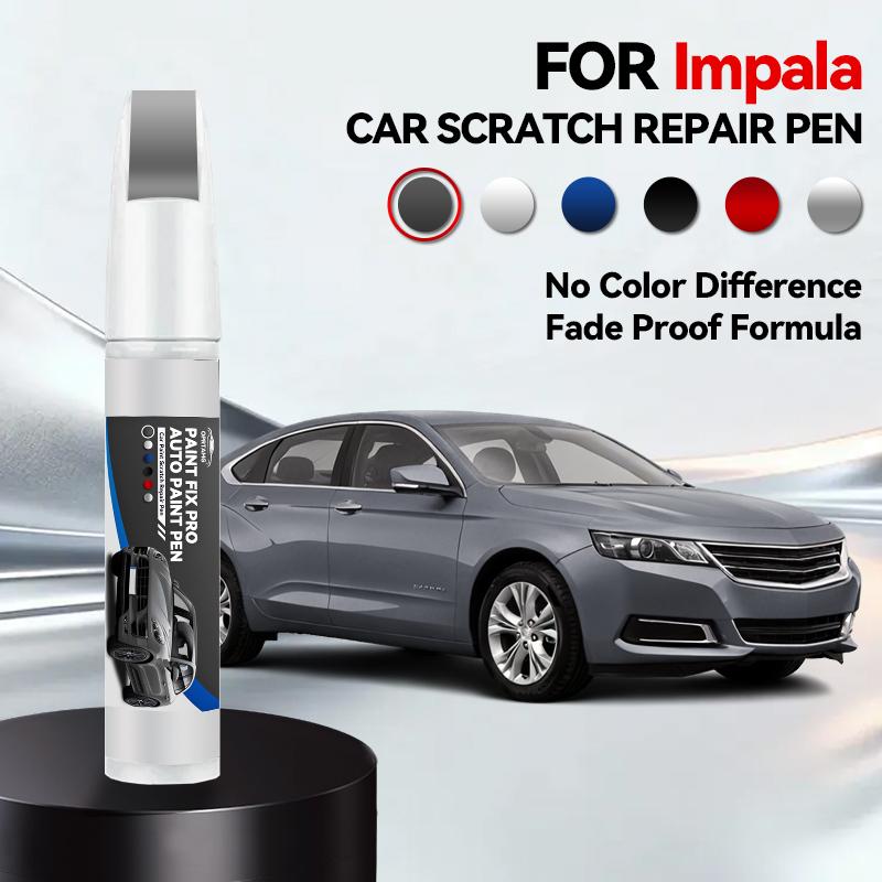 For Chevrolet Impala 1996-2025 Paint Repair Pen Touch Up Scratch Remover DIY Auto Accessories Black White Brown Gray Red Blue