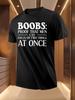Funny Saying Tshirt - Light Yellow Casual Tee with Bold B...