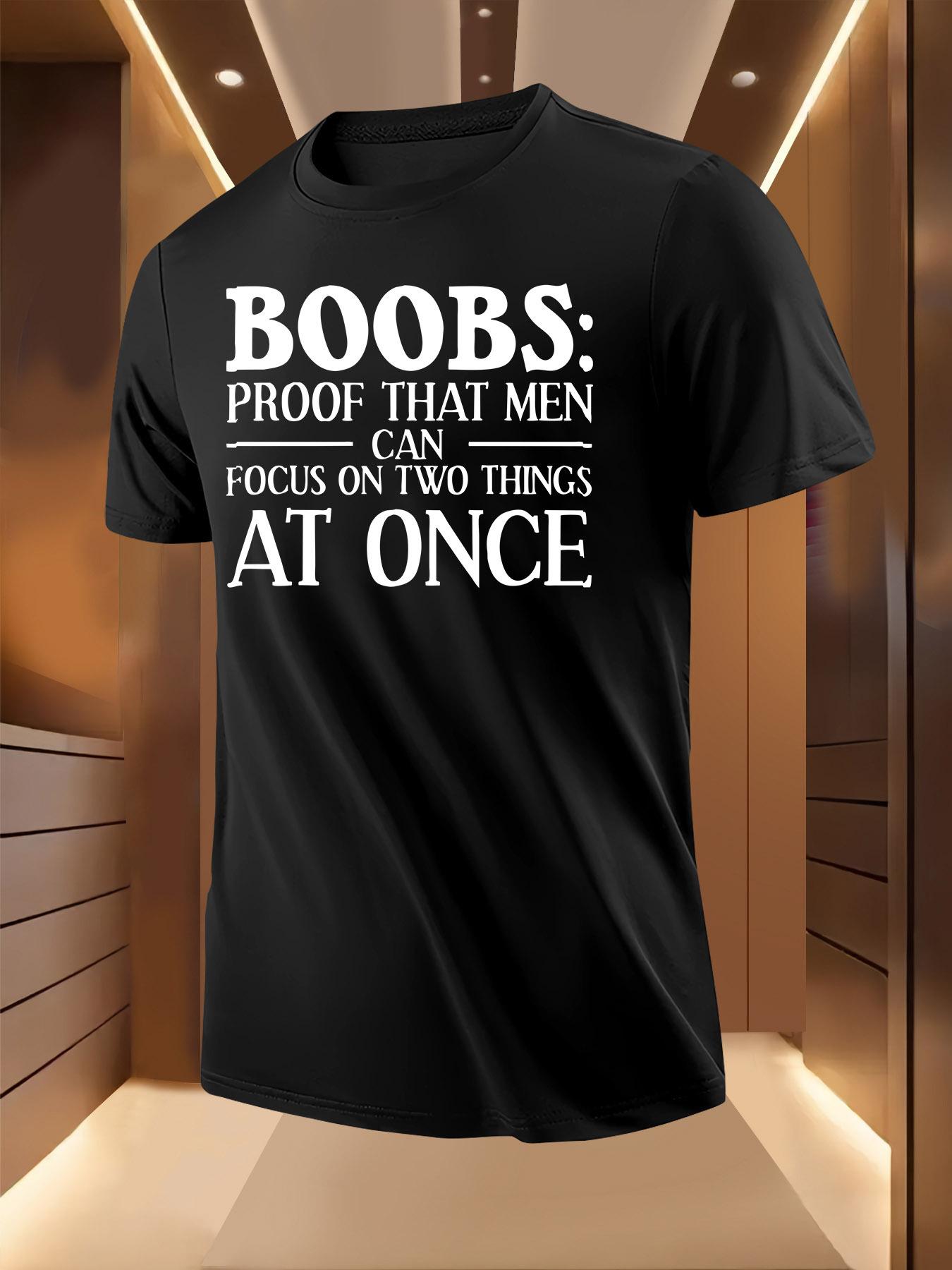 Funny Saying Tshirt - Light Yellow Casual Tee with Bold B... L