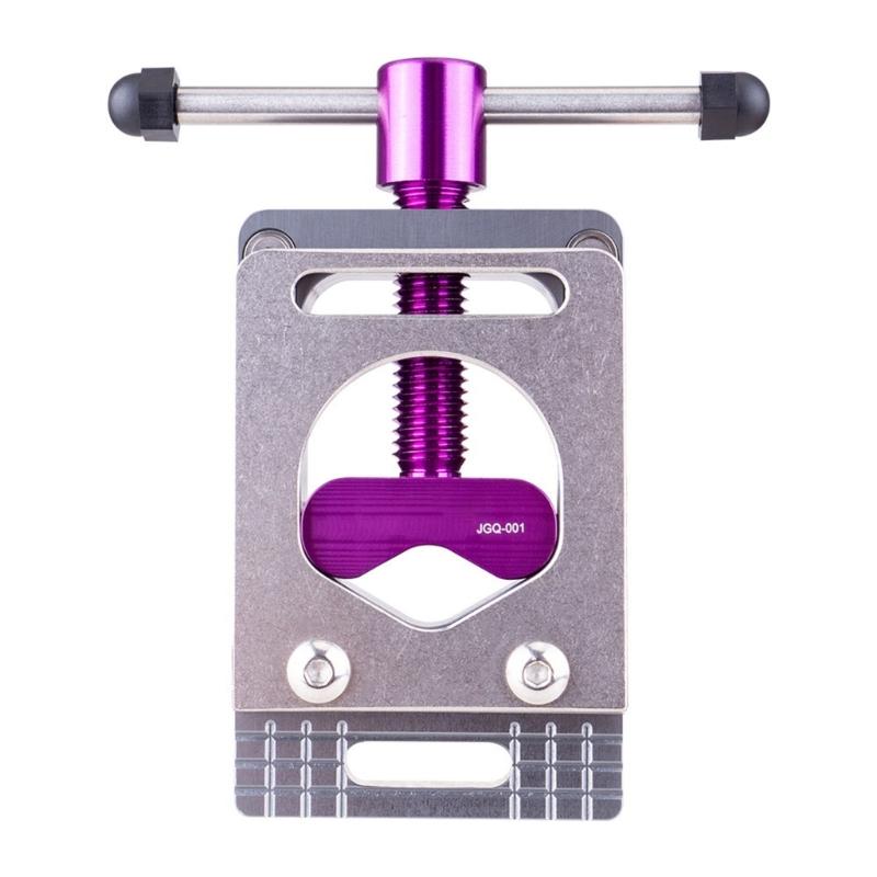 

Road Bike Front Fork Sawing Guide Bicycles Handlebar Cutting Sawing Guide Adjustable Cut Sawing Guide for Mountain Road Bikes фиолетовый