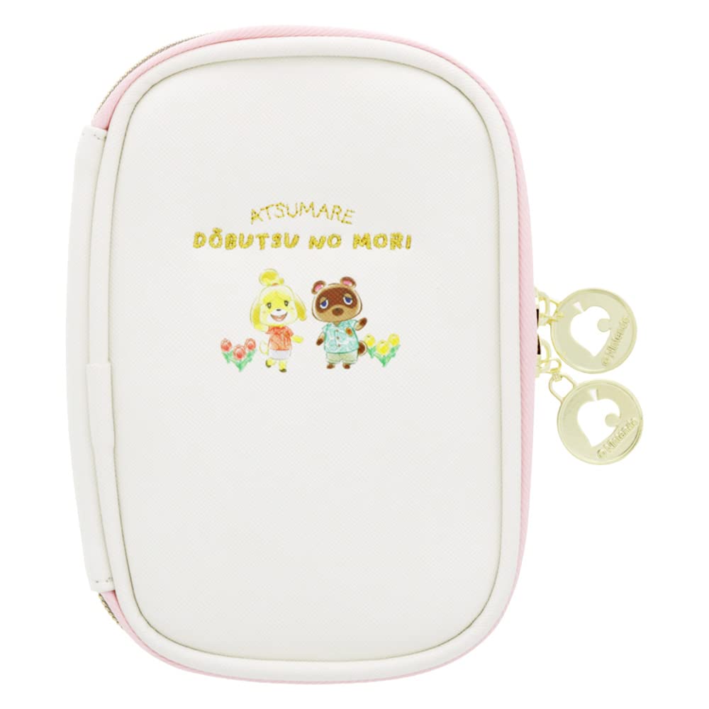 Sunstar Stationery Animal New Horizons Pouch Gadget S2321130 Crossing Pouch, Ivory,