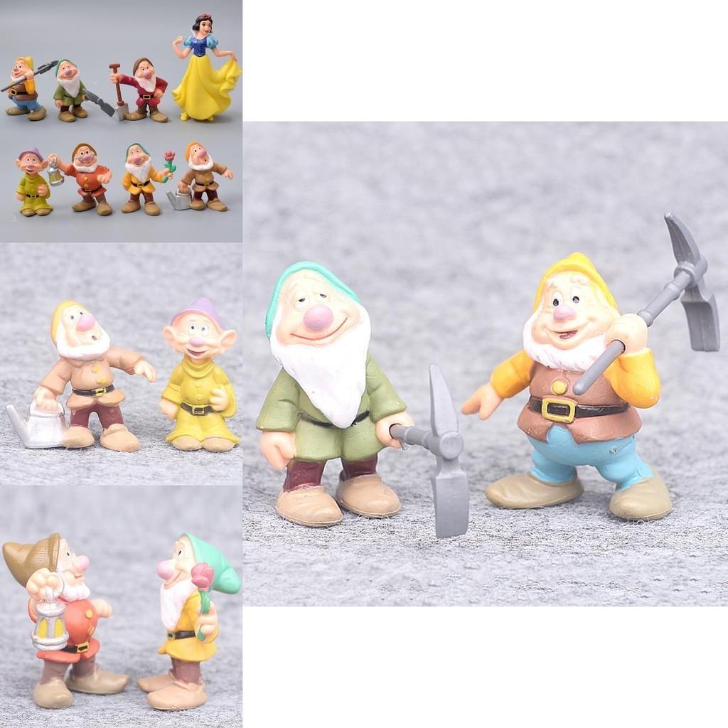 Schattige Sneeuwwitje en de Zeven Dwergen Actiefiguren Ideaal Voor Cadeau-ideeën voor Kinderen