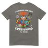 Survived 100 Days Im Is Fine Anxiety 100th Day School Kids Tshirt