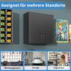 Metal Wall Cabinet with Door Lock & Shelf - Ideal for Garage, Workshop & Office - No Wood, No Formaldehyde, H77 cm × W75 cm × D30 cm