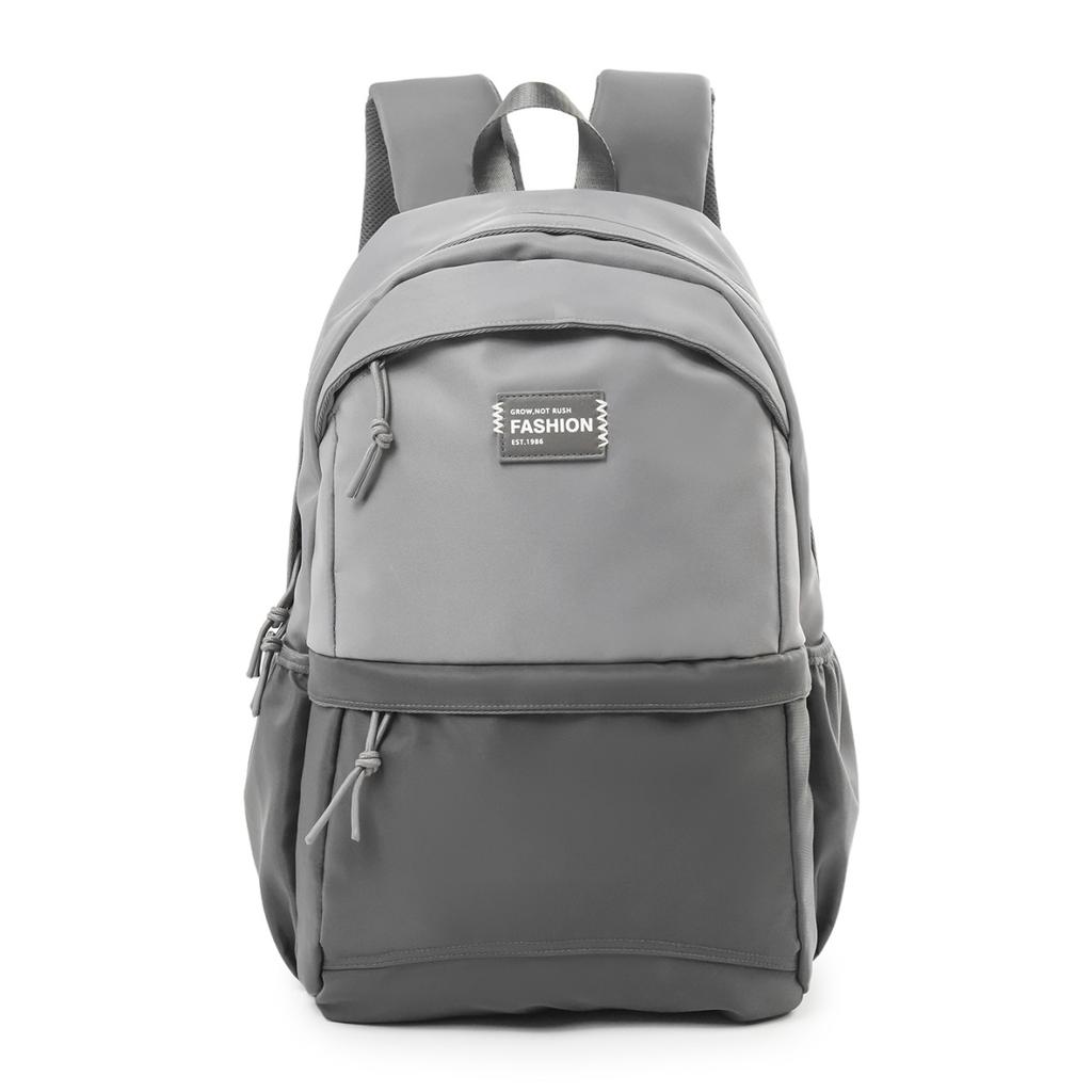 Schoolbag Men's trendy brand wear-resistant casual backpack large capacity junior high school student weight loss spine bag high school student Korean
