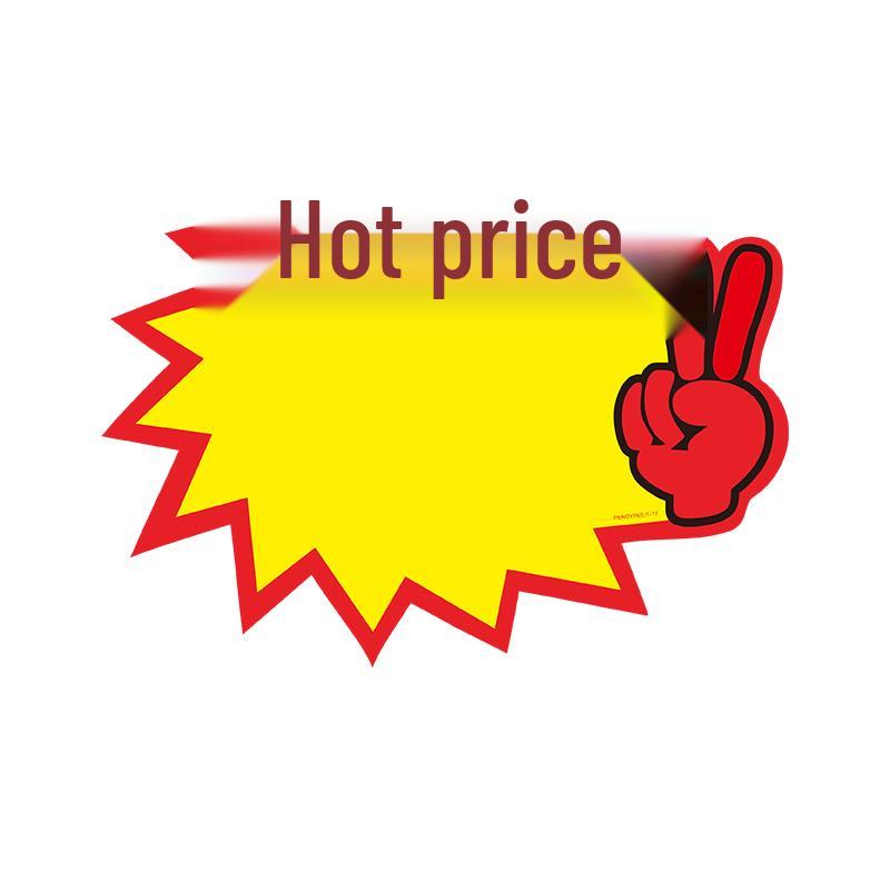 Extra Large 100-Sheet Supermarket POP Exploding Price Tags for Fruit Store Promotion
