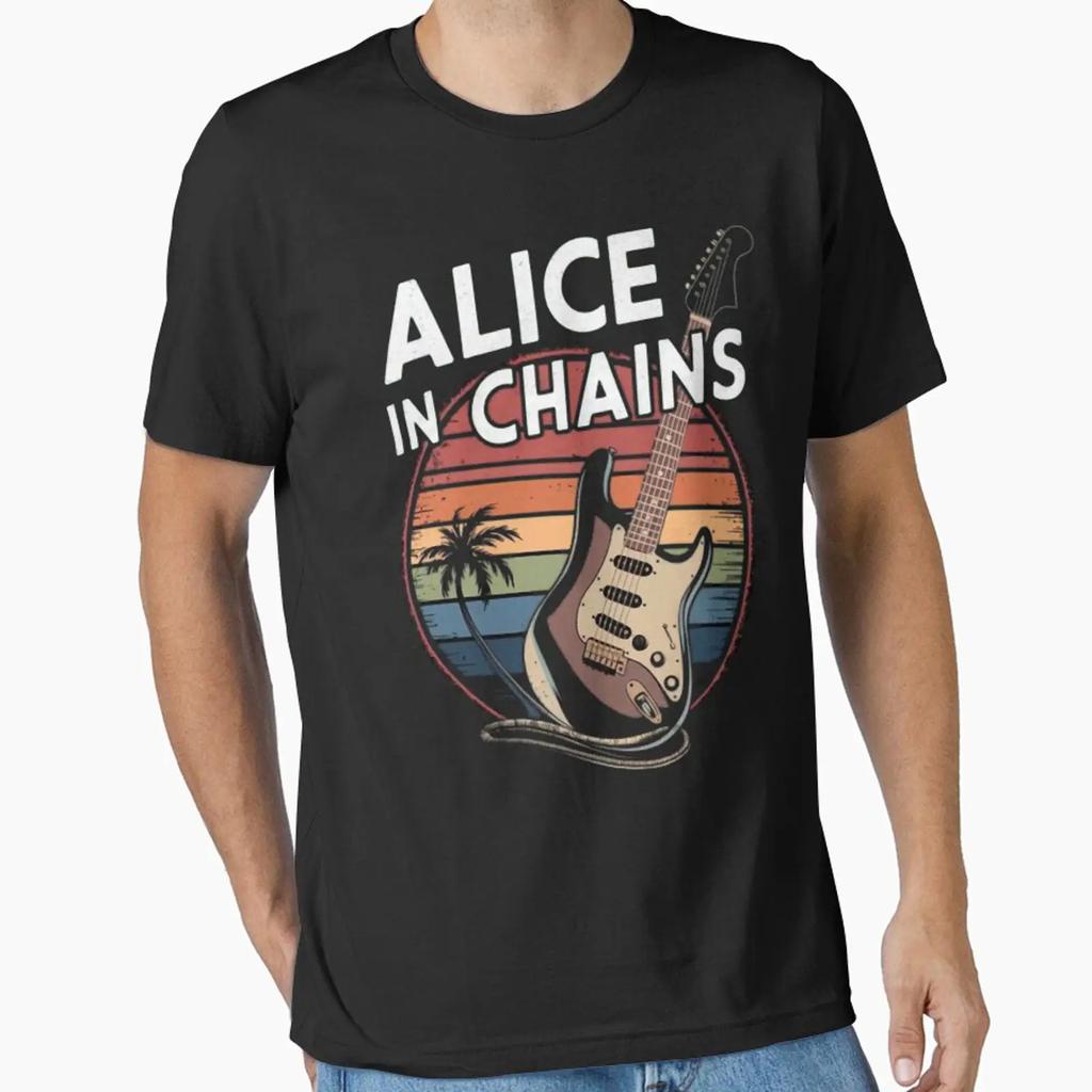 Music Alice In Chains Designed And Sold By Etosporyte Vintage Fashion Stylish Stretched Breathable Soft Homme