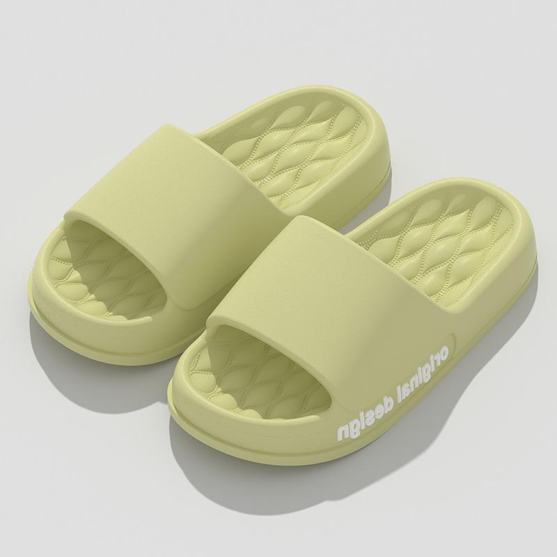 Nordic Style Women's Summer Home Slippers - Soft, Thick-Soled, Non-Slip Sandals for Couples.
