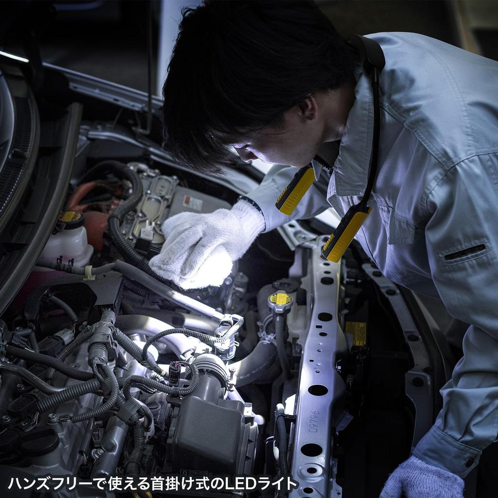 Lumină LED de gât Sanwa Supply (USB reîncărcabilă) LED-NECK1