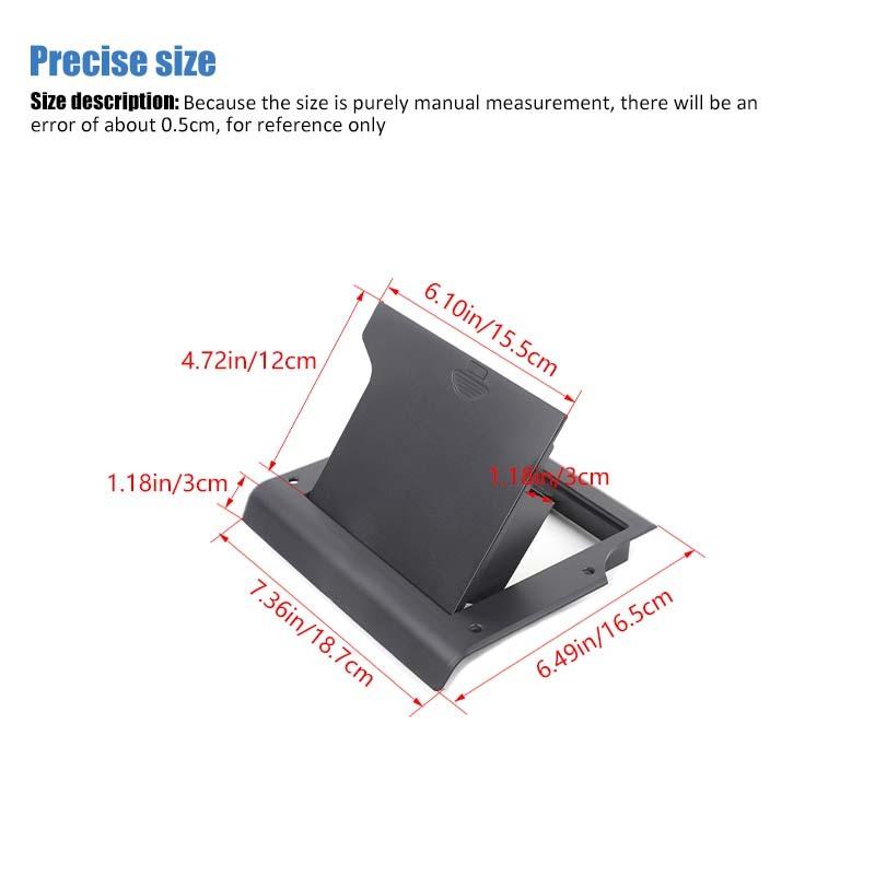 Car Armrest Storage Box Organizer ABS Plastic Container For Jeep Grand Cherokee 2007-2010 Interior Stowing Tidying Accessories