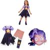 Poppy Playtime Lily Lovebraids Vestito Cosplay a Maniche Corte per Bambine Performance sul Palco