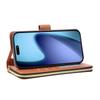 For iPhone 17 Pro Max Case 9 Card Slots Zipper Pocket PU Leather Cover with Wrist Strap