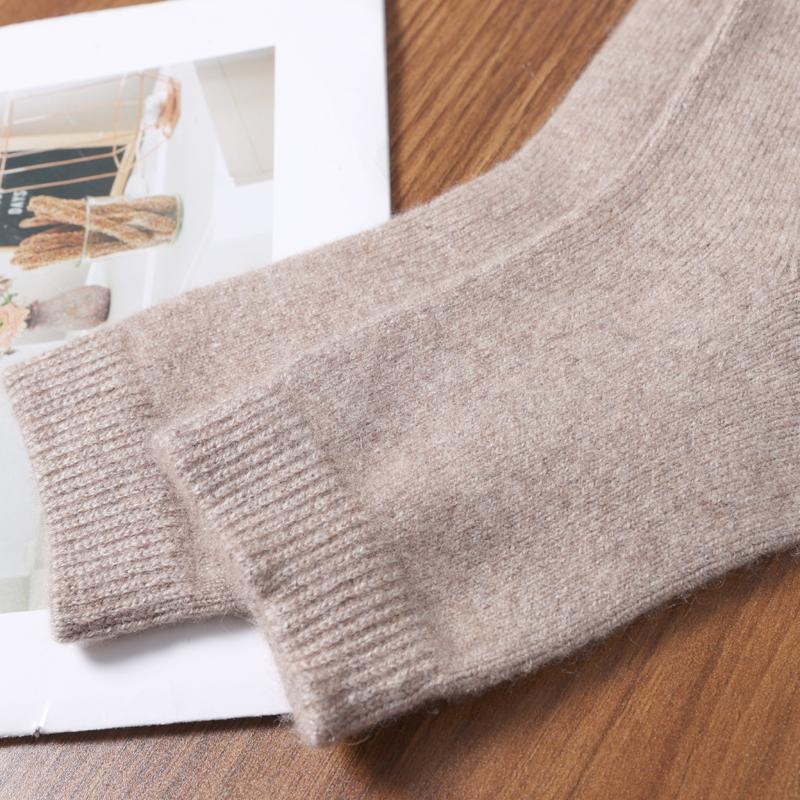 Women's Cashmere Blend Ankle Socks Windproof Solid Color Warmth  Outdoor Cycling Walking Hiking Simple Pattern Foot Protection