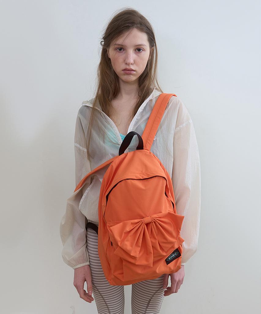 Nocontent 339. Ribbon Backpack _ Orange