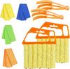Washable Air Conditioner Vent & Blind Cleaning Brush with Removable, Fluffy Seven-Tooth Design
