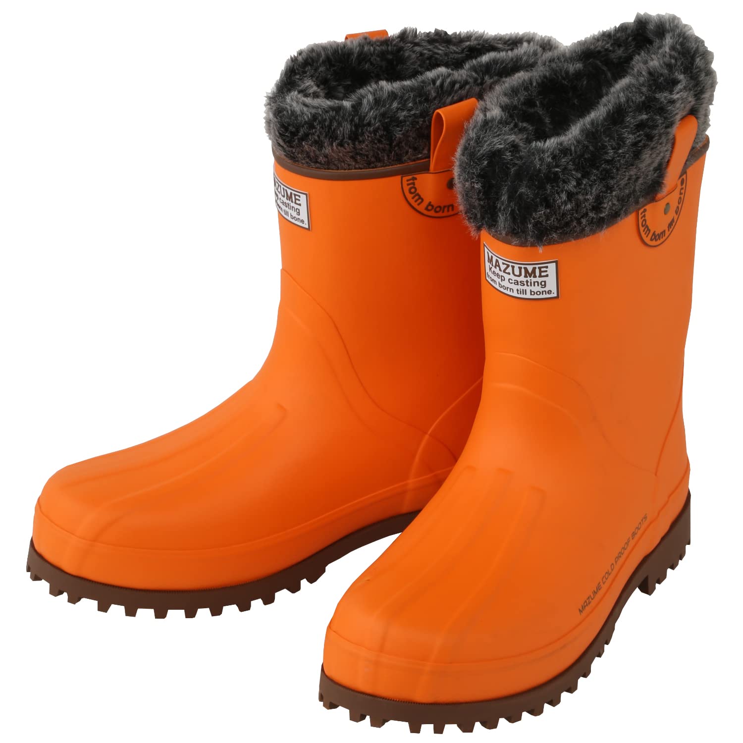 

Mazume Winter Boots Mango Size M MZRB-653-07 Orange,