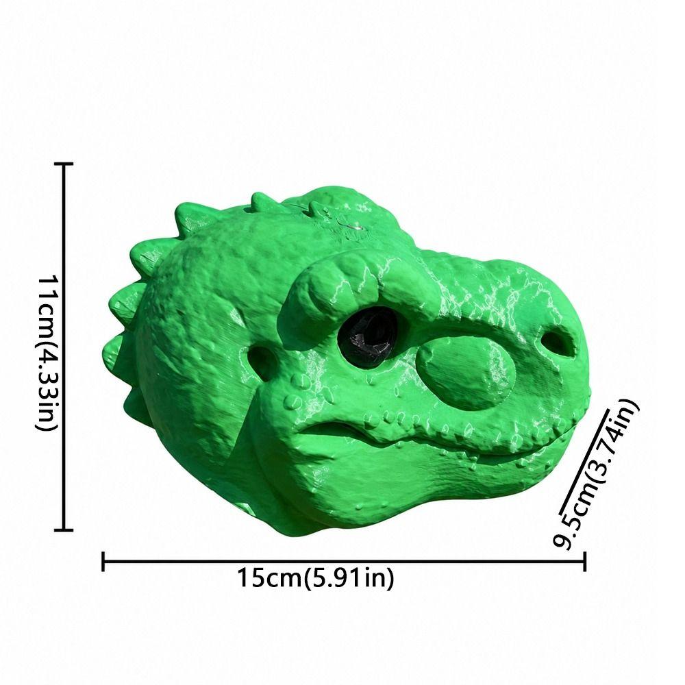 Large Capacity T-Rex Head Squirrel Feeder 3D Printed Squirrel Feeder Ornament Home