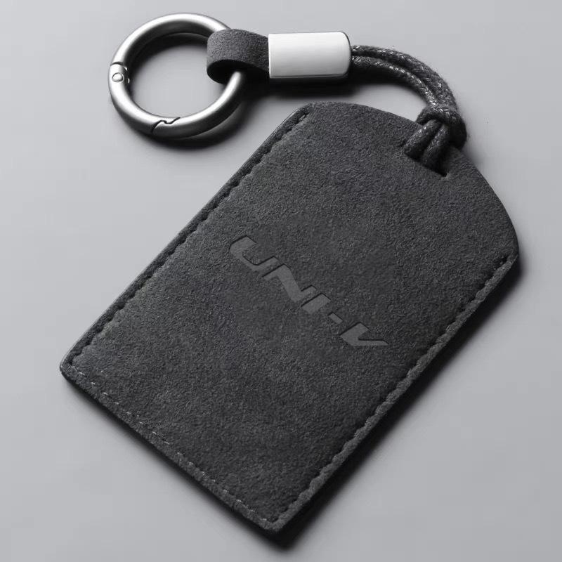 Changan Car Premium NFC Key Case with Flip Induction and Fur Accessories