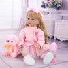 KEIUMI New Design Baby Reborn Girl Doll 24 Inch Soft Silicone Cloth Body Realistic Reborn Dolls Babies Bonecas Meninas