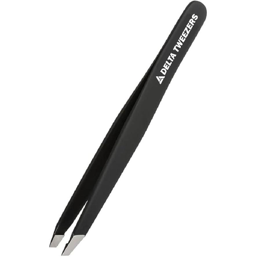 Delta Tweezer Eyebrow Tweezers for Women Facial Hair Pinzas Para Cejas Professional Stainless Steel Ingrown Facial Hair Removal Tweezer Men & Beauty 1