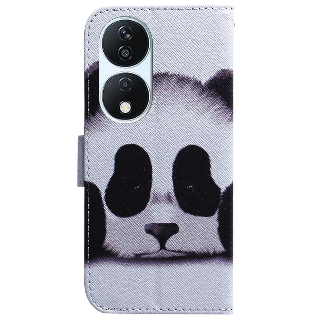 For Honor X7b 4G/90 Smart/Play 50 Plus 5G Leather Case Pattern Printing Wallet Phone Cover