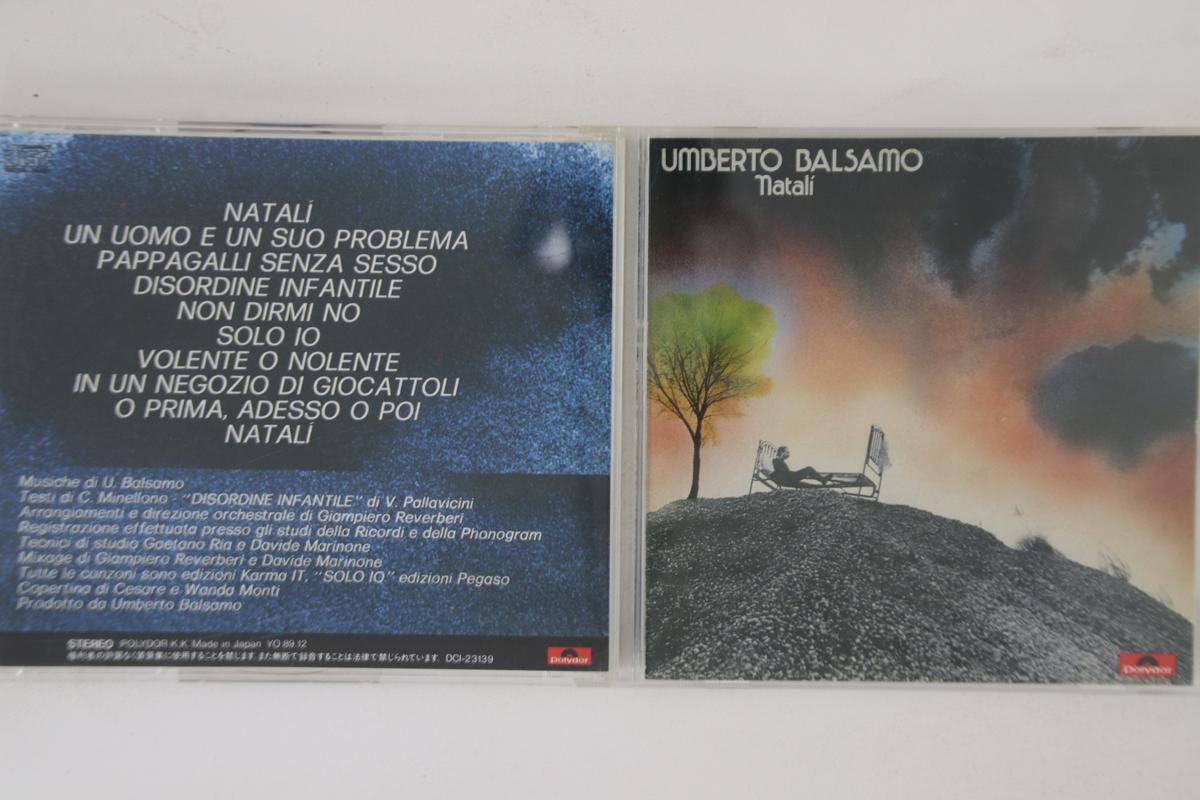 

CD UMBERTO BALSAMO - Natali ERC28021 POLYDOR 1990 Japan Rock Used