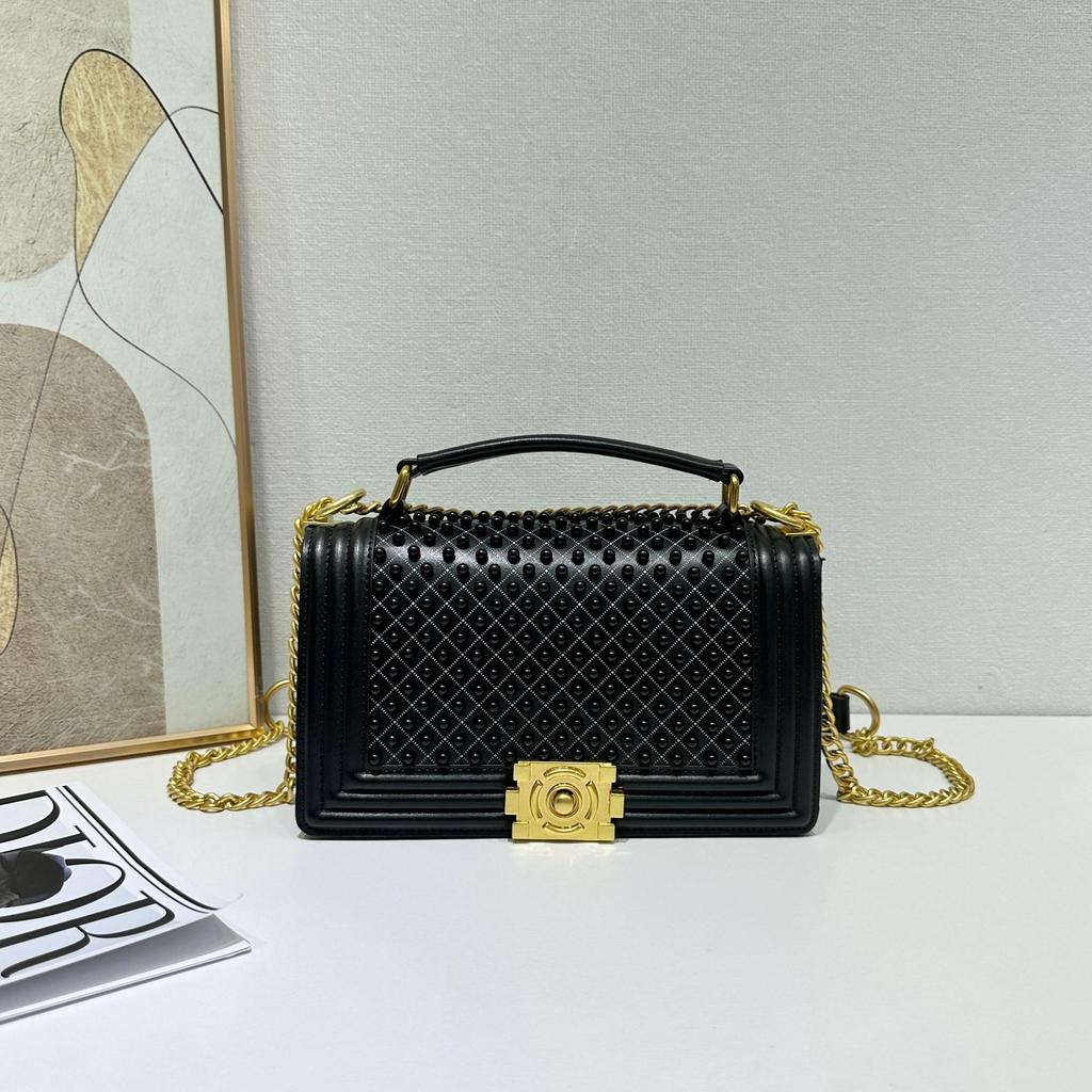 Perle Herbst/Winter Neu Kleiner Duftiger Stil Vielseitig Würzig Mama Kette Einzelne Schulter Diagonal Kleines Quadratisches Tasche