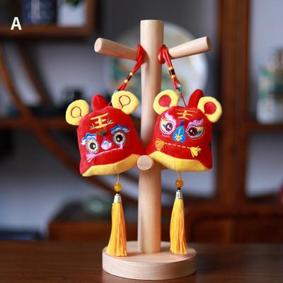 Tiger Mascot Doll Festive Collectable New Year Gift Collection Chinese Zodiac Tiger Plush Pendant for Decor