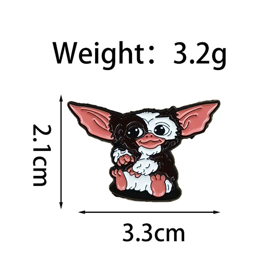 Little Monster Cartoon Brooch - Creative Metal Badge for Clothing & Backpacks