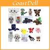Soft And Cute Plush Minecraft Characters Enderman Creeper Zombie Parrot Dolphin Axolotl And More!