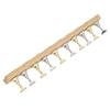 Nail Display Stand Manicure Tool Wave Edge Wooden Base Magnetic Nail Practice Stand with 10pcs Stands