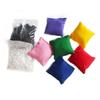 5Pcs Children'S Throwing Small Sandbags Solid Color Double-Layer Ieak Proof Sandbags Thickened Canvas Kindergarten Toy