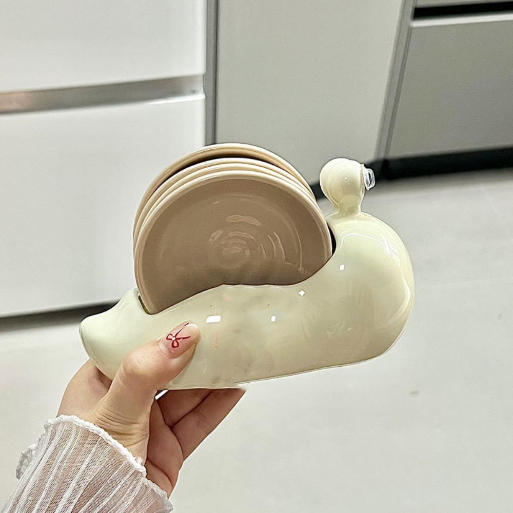 

Милая улитка маленькая тарелка многофункциональная тарелка для закусок креативная тарелка для приправ томатный соус бежевый