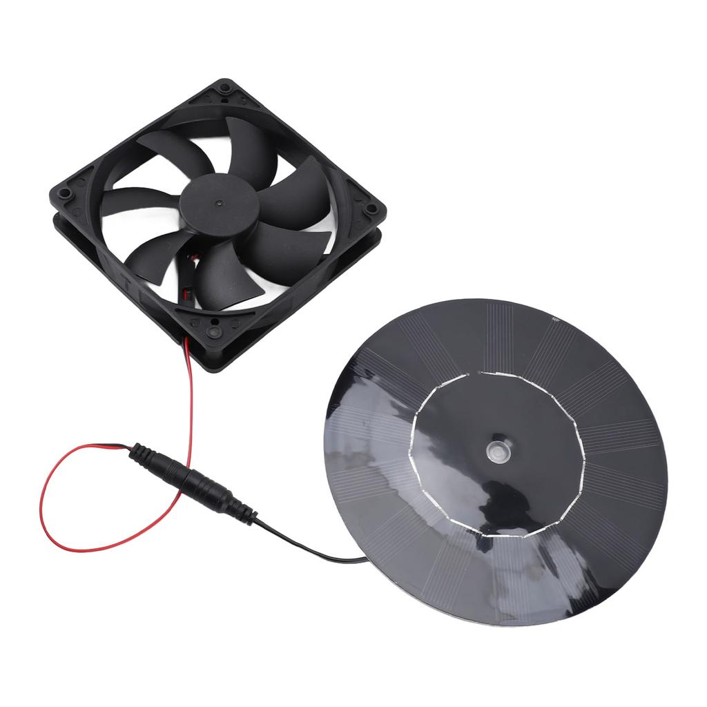 Solar Powered Exhaust Fan 10W 16CM Monocrystalline Silicon Solar Panel Ventilation Exhaust Fan Kit f