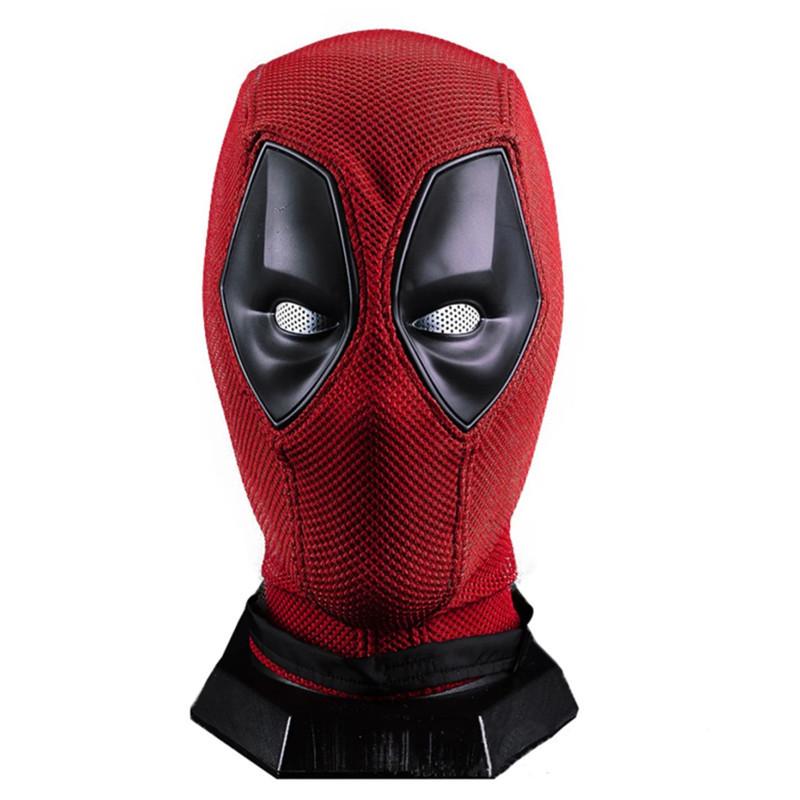 Deadpool Knitted Cosplay Mask - Marvel Film & TV Halloween Prank Prop Headgear One Size красный