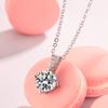 925 Sterling Silver High Sense Fashion Zircon Necklace Birthday Party Anniversary Holiday Gift Daily Wear