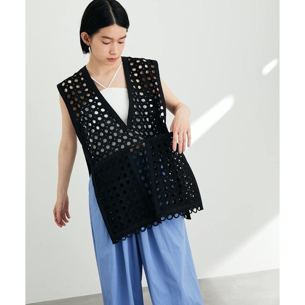 Et Lanový top pro top pro zelený [Adam Femme] [vhodné k sestavení] ženy, (30)