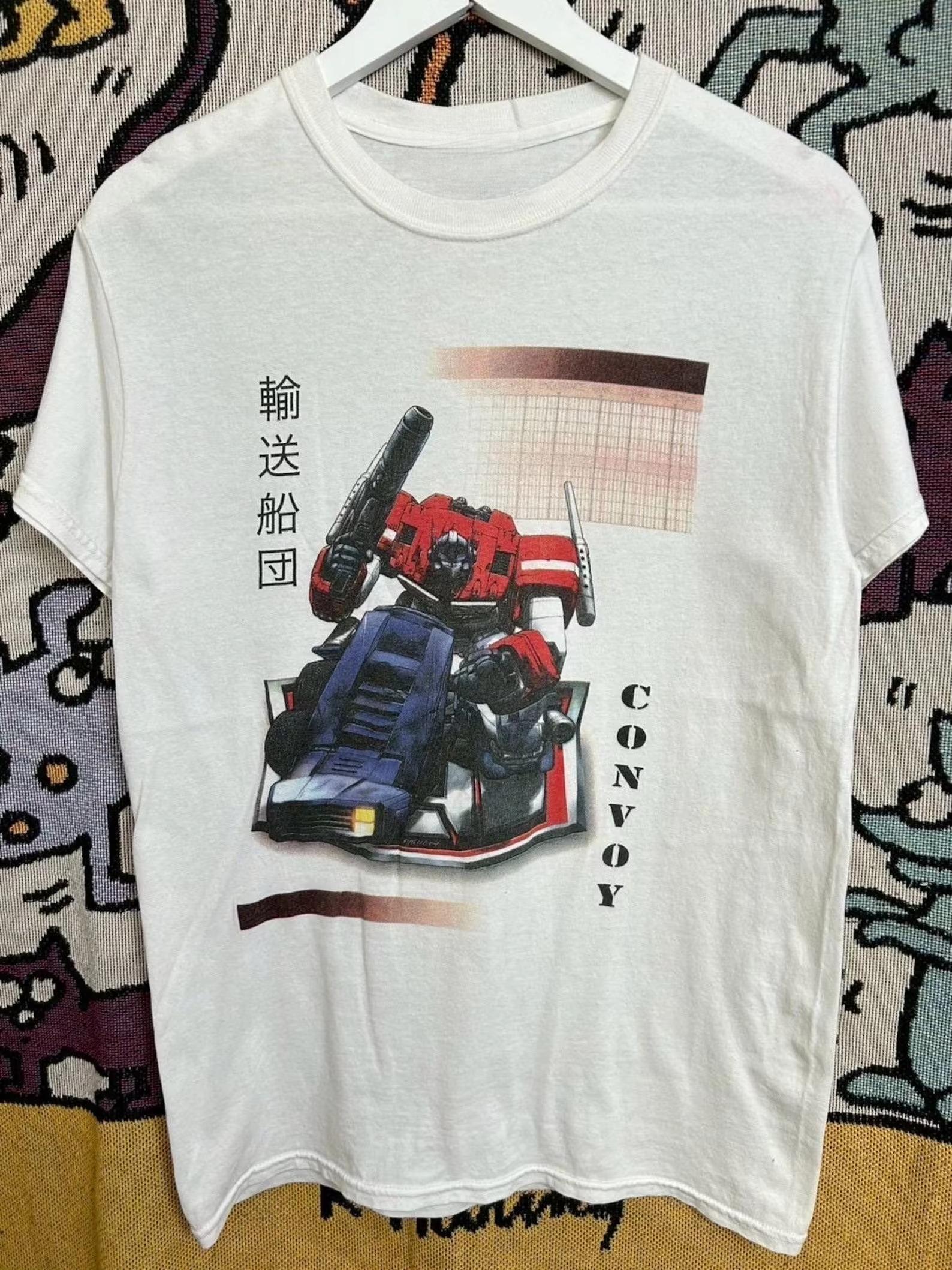

2026 new Summer Hasbro Licensed Transformers Optimus Prime Cotton Print Tshirt Bumblebee G1 Autobots Optimus Prime Convoy Y2k S