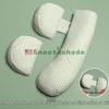 SnoozeShade U-Shape Pregnancy Pillow: Lumbar & Belly Support for Side Sleepers