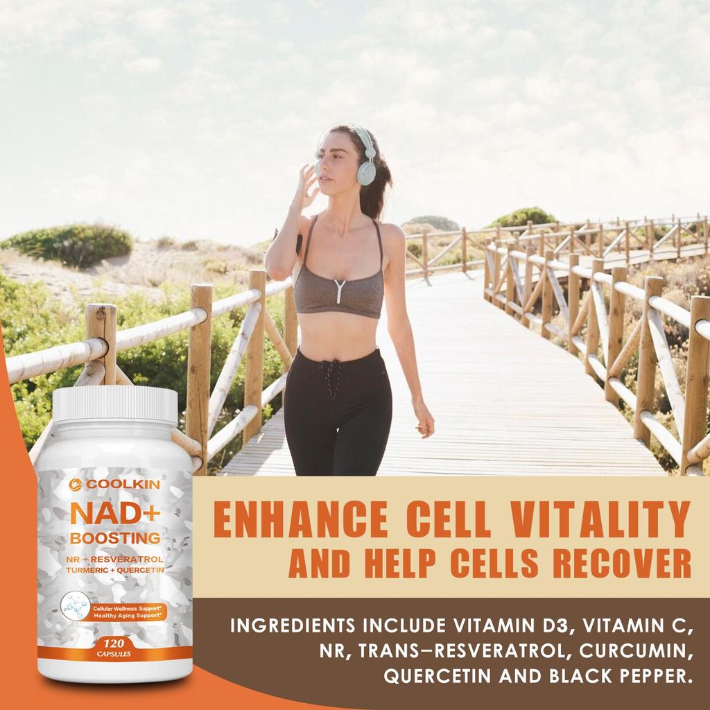 NAD + Boosting - Resveratrol, Quercetin - Boost Cellular Energy, Healthy Aging