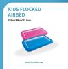 JILONG Portable Elevated Children's Inflatable Bed, Foldable Flocking Air Mattress for Lazy Breaks.