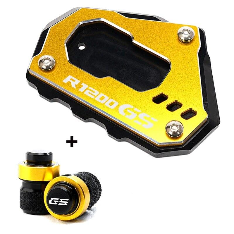 Motorcycle CNC Side Kickstand Stand Extension Plate For BMW R1200GS LC K50 R1200GS Adventure LC K51 R 1200 GS Side Stand Enlarge