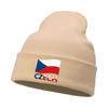 CZECH Flag Warm Winter Hats Knitted Hat Beanie Funny Hat Slouchy Stretchy Knit Cap Unisex Beanie Perfect For Street Style