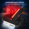Bicycle Rear Light IPX-5 Waterproof USB Rechargeable  Safety Warning Lamp Bike Flashing Accessories Cycling Taillight