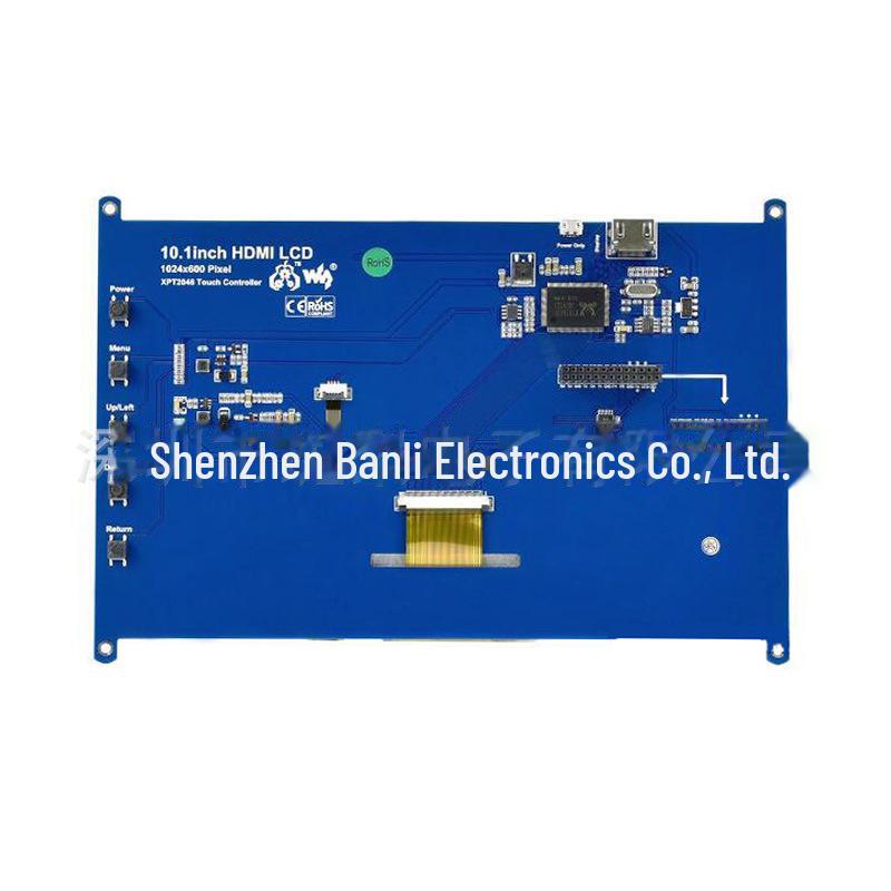 10.1" Raspberry Pi IPS Resistive Touch Screen, 1024x600, High Compatibility